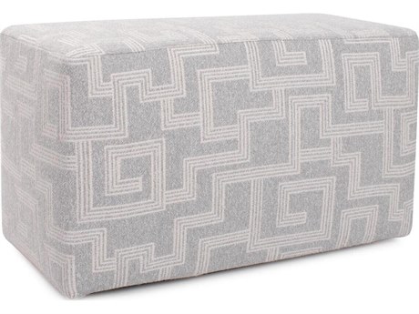 Howard Elliott Outdoor Universal Syros Fog Fabric Cushion Bench