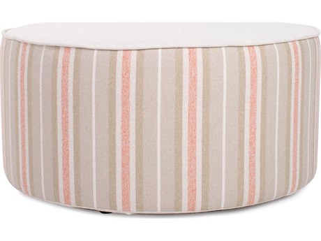 Howard Elliott Outdoor Universal Dune Terra Fabric Cushion Ottoman