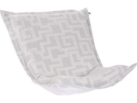 Howard Elliott Outdoor Puff Syros Fog Chair Seat & Back Cover and Cushion