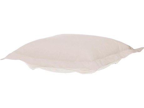 Howard Elliott Outdoor Puff Seascape Sand Ottoman Cover and Cushion