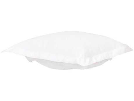 Howard Elliott Outdoor Puff Seascape Natural Ottoman Cover and Cushion