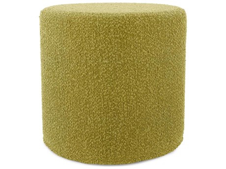 Howard Elliott Outdoor No Tip Alicante Moss Fabric Cushion Ottoman