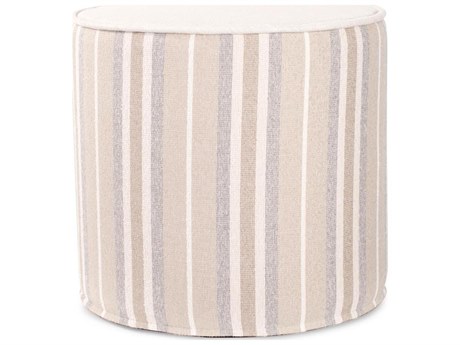 Howard Elliott Outdoor No Tip Dune Sand Fabric Cushion Ottoman