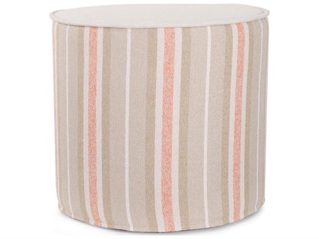 Howard Elliott Outdoor No Tip Dune Terra Fabric Cushion Ottoman