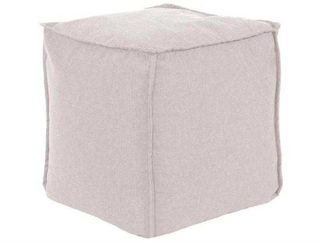 Howard Elliott Outdoor Patio Seascape Sand Fabric Cushion Ottoman