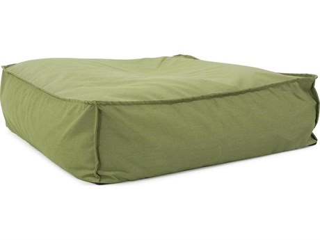 Howard Elliott Outdoor Seascape Moss Fabric Cushion Ottoman