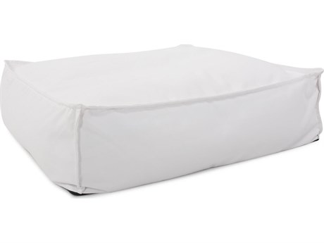 Howard Elliott Outdoor Seascape Natural Fabric Cushion Ottoman