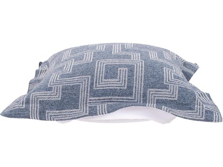 Howard Elliott Outdoor Puff Scroll Syros Denim Patio Cover