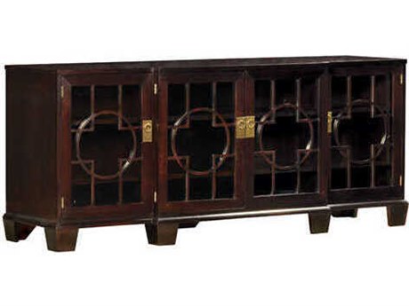 Henkel Harris 75" Mahogany Wood Media Console