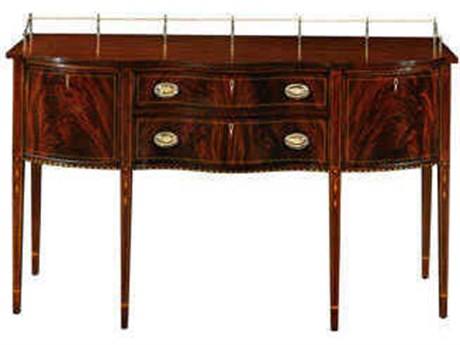 Henkel Harris 66" Mahogany Wood Sideboard