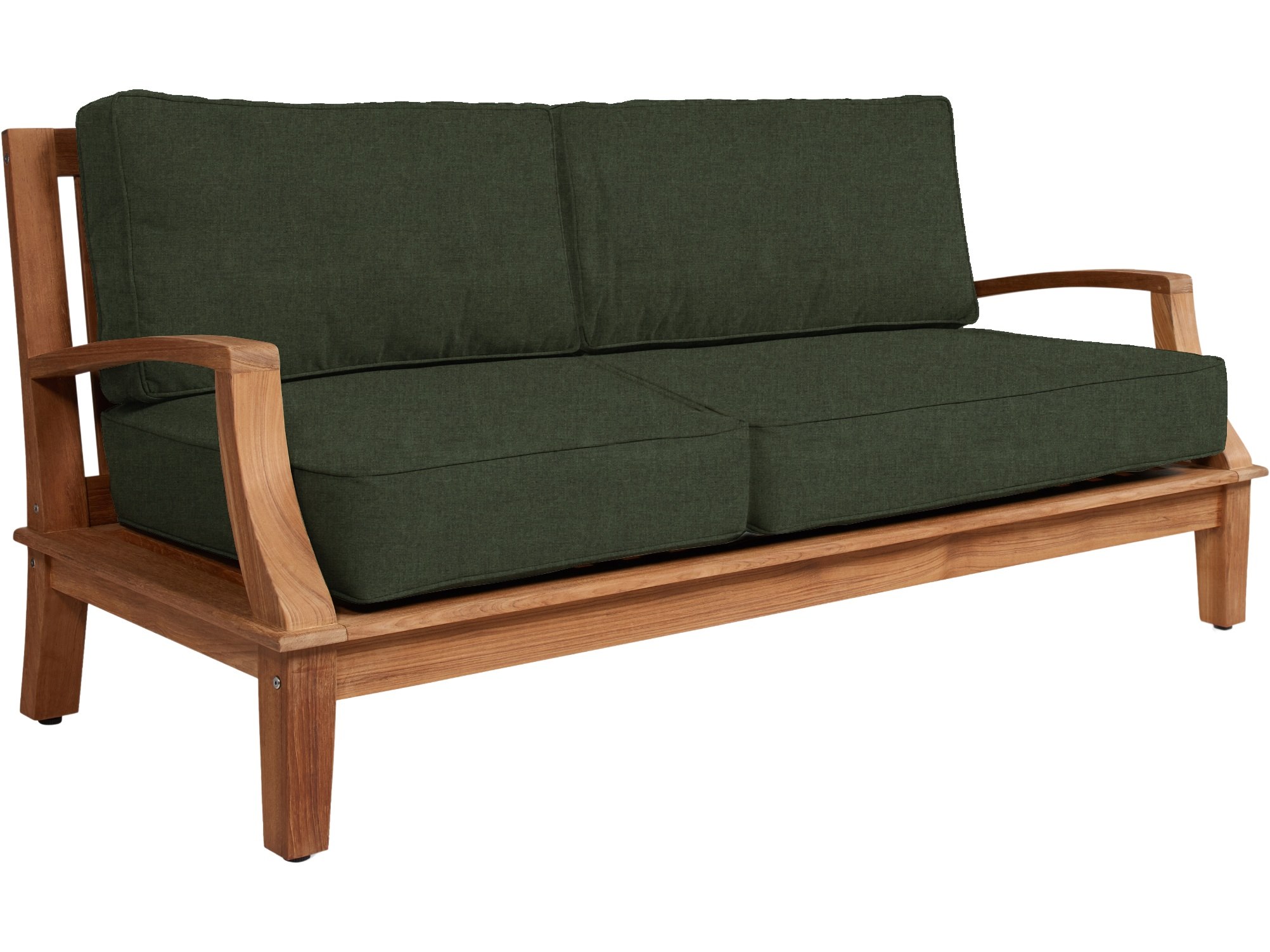 HiTeak Grande Wood Jungle Teak Cushion Sofa