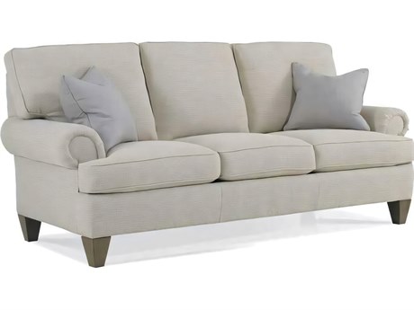 Hickory White Wilton Cinder Gray Upholstered Sofa