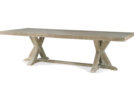 Hickory White Urban Loft Rectangular Wood Augustus Dining Table