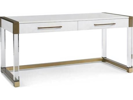 Hickory White Odyssey Sugar Oak Wood Argon Acrylic Writing Desk