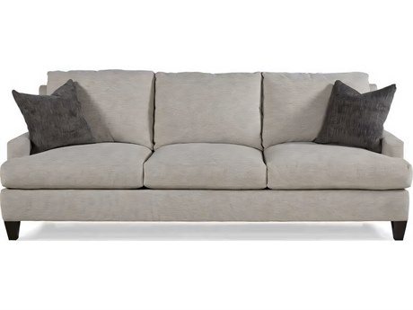 Hickory White Custom Elements Upholstery Platinum Gray Upholstered Sofa