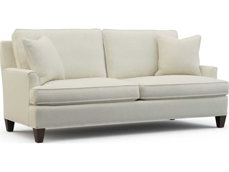 Hickory White Modern Walnut Upholstered Sofa