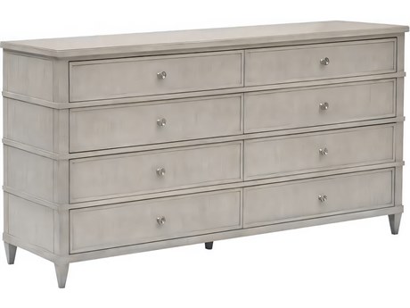 Hickory White Artifex Grey Breeze 8-Drawer Monet Double Dresser