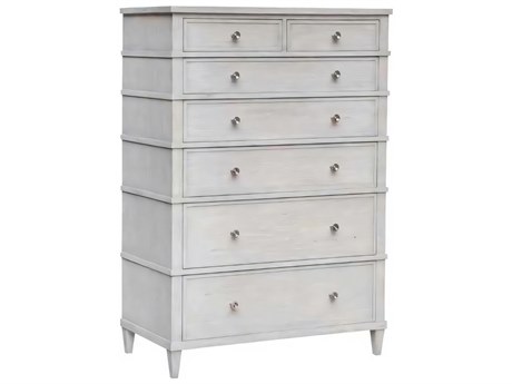 Hickory White Artifex Grey Breeze 7-Drawer Degas Accent Chest