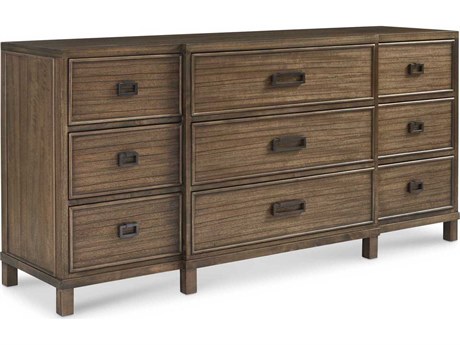 Hickory White Courtland Saratoga 9-Drawer Triple Dresser