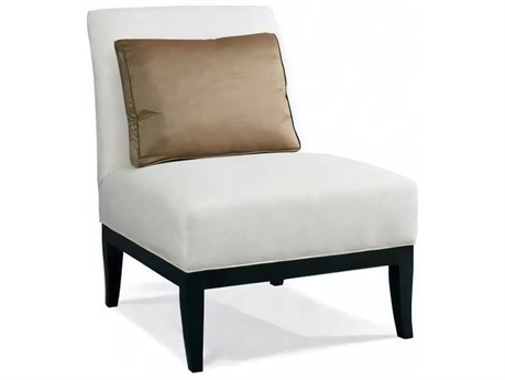 Hickory White Custom Elements Upholstery Fabric Armless Accent Chair