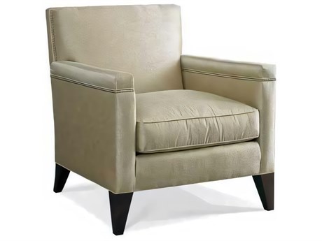 Hickory White Custom Elements Upholstery Beige Fabric Accent Chair