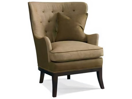 Hickory White Custom Elements Upholstery Brown Fabric Accent Chair