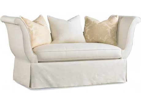 Hickory White Custom Elements Upholstery Upholstered Accent Bench Settee