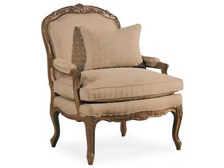 Hickory White Custom Elements Upholstery Brown Fabric Accent Chair