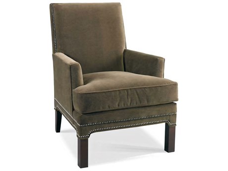 Hickory White Custom Elements Upholstery Brown Fabric Accent Chair