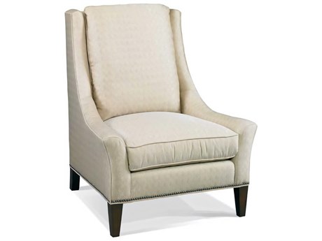 Hickory White Custom Elements Upholstery Beige Fabric Accent Chair