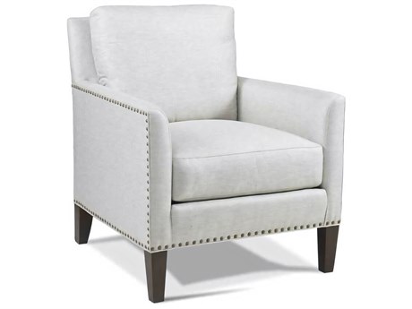 Hickory White Custom Elements Upholstery Gray Fabric Accent Chair