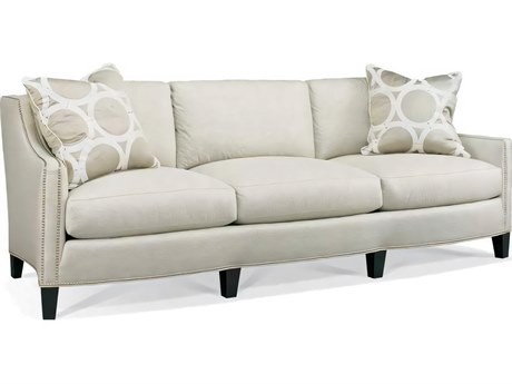 Hickory White Custom Elements Upholstery Sable Beige Upholstered Sofa