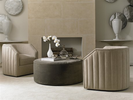 Hickory White Custom Elements Upholstery Orion Chair and Ottoman Set