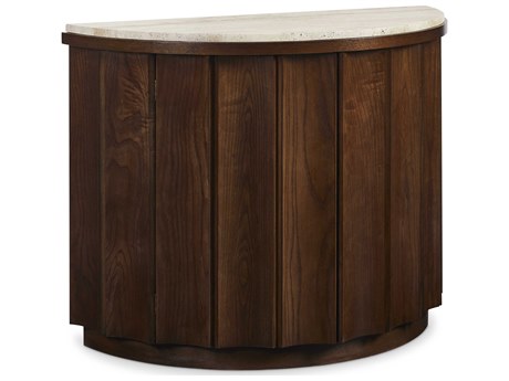 Hickory White Reimagine Carob Brown Ash Wood Accent Chest