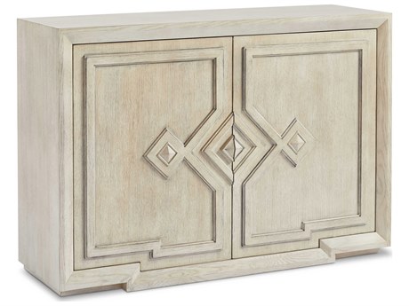 Hickory White Reimagine Earth Grey Beige Acacia Wood Accent Chest