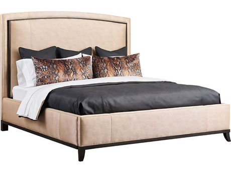 Hickory White Reimagine Beige Upholstered Carrington Panel Bed