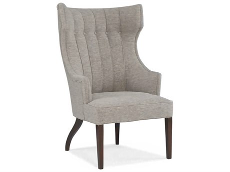 Hickory White Custom Elements Upholstery Gray Fabric Accent Chair