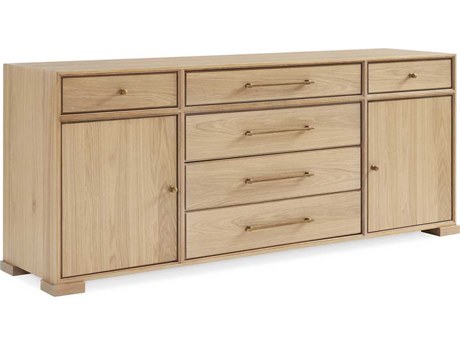 Hickory White Revival Brown Oak Wood Dresser