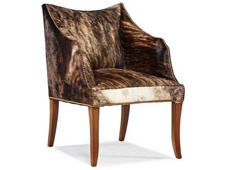 Hickory White Holland Brown Leather Accent Chair