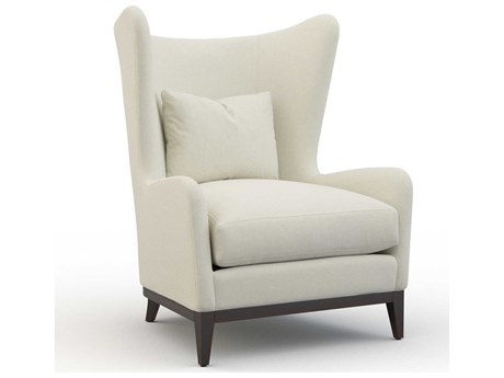 Hickory White Custom Elements Upholstery Beige Fabric Accent Chair