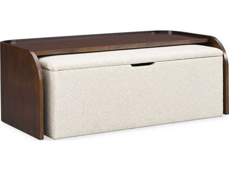 Hickory White Hamilton Cocktail Table and Ottoman Set