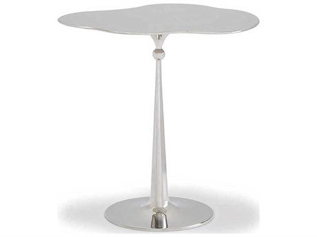 Hickory White Metal Polished Nickel End Table