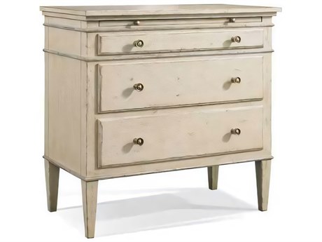 Hickory White Vineyard Haven Walnut Beige Cherry Wood Accent Chest