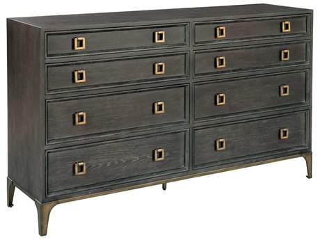 Hekman Black Double Dresser
