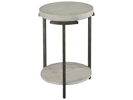 Hekman Round Wood Sierra Heights End Table
