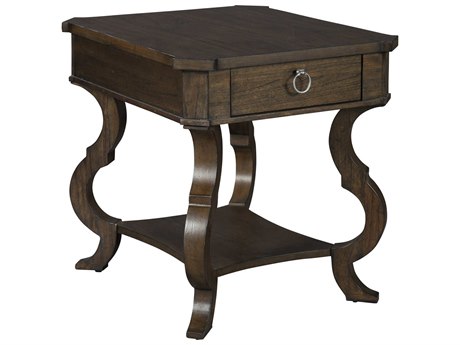 Hekman Rectangular Wood Special Reserve Lamp Table