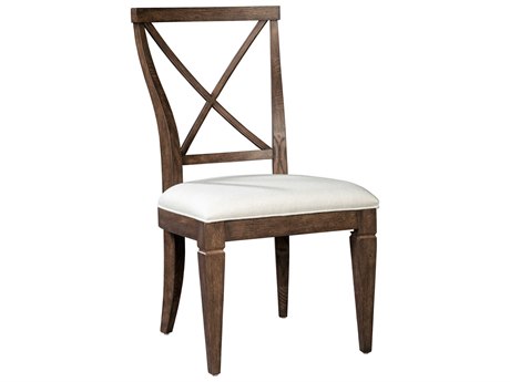 Hekman Brown Upholstered Side Dining Chair
