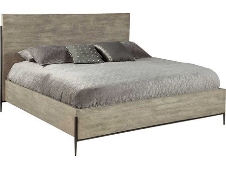 Hekman Bedford Gray Wood Queen Panel Bed