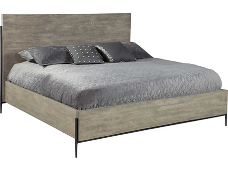 Hekman Bedford Gray Wood King Panel Bed