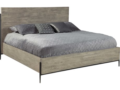 Hekman Bedford Park Gray Mango Wood California King Panel Bed